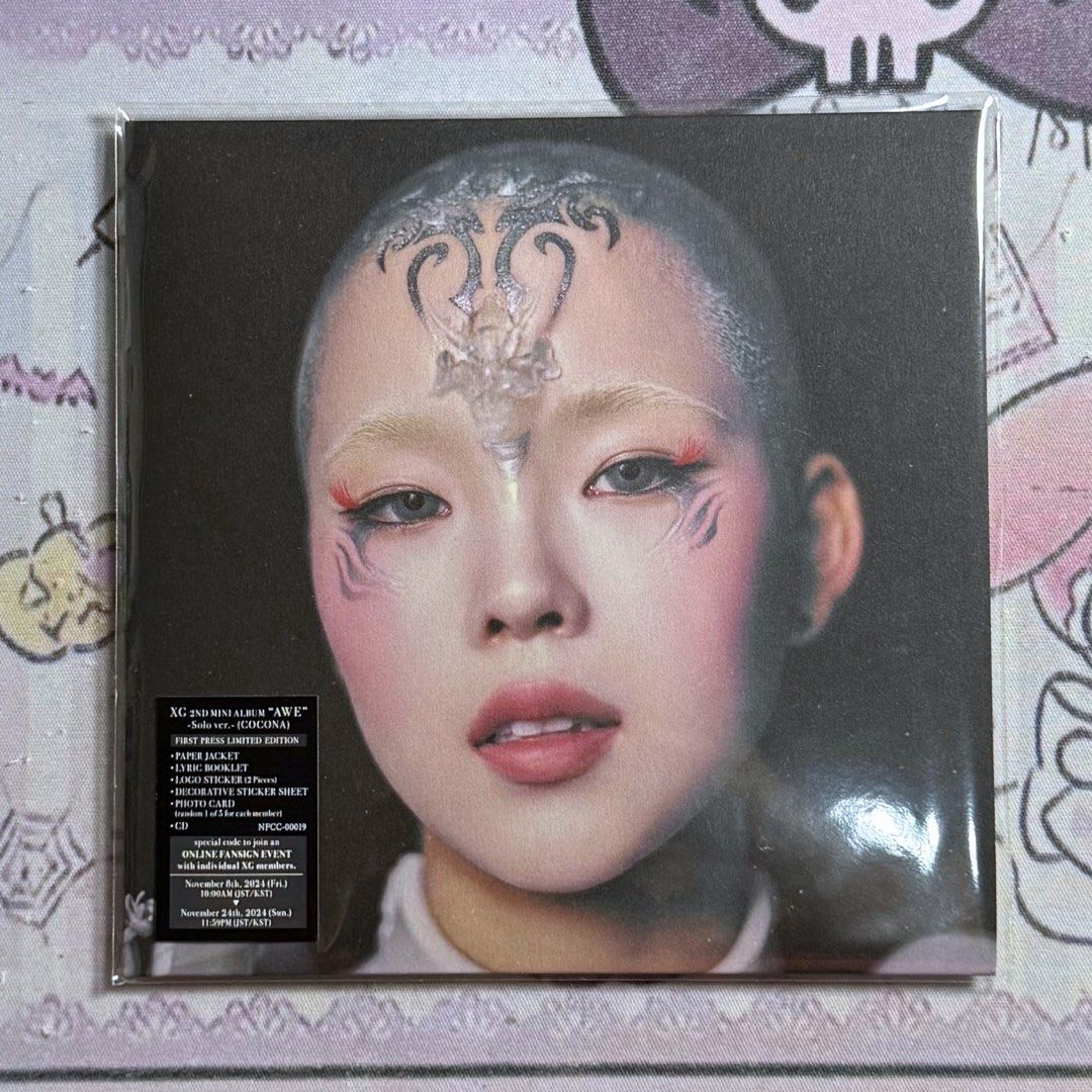 xg awe album (cocona ver) (Category: CDs & DVDs) located in Makati City. Submitted by soph1egf (Listing ID 1462627872, Image 1). Description: xg awe album (cocona ver) › ₱600 payo onhand sealed ⌗ wts lfb ph woke up howl.