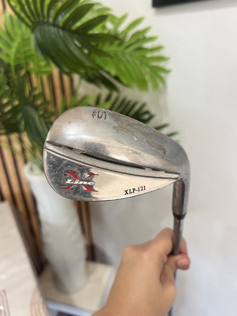 X-Line XLP-121 Golf Wedge S 56 (Category: Golf) located in Manila. Submitted by livefish.26c802 (Listing ID 1462456360, Image 2). Description: - X-Line XLP-121 Golf Wedge - Loft: 56 Degrees - Shaft: Steel - Grip: X-Line - Condition: Shows normal signs of use on face and sole from play - Perfect for adding to your golf bag.