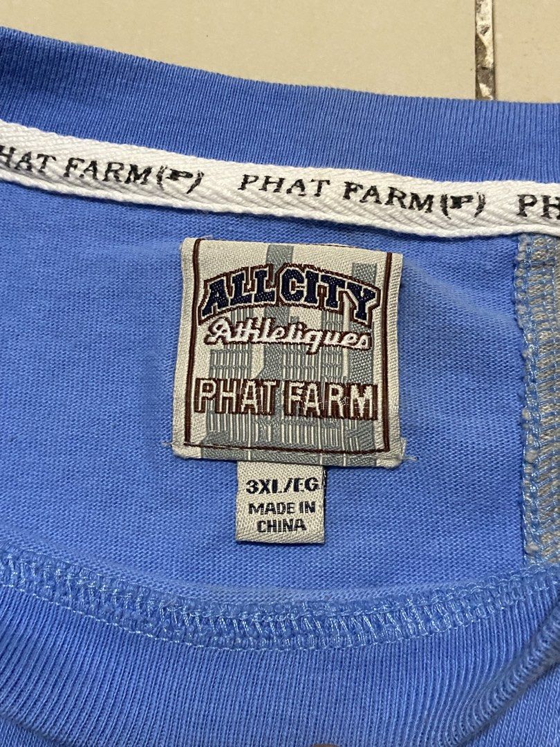 Y2K PHAT FARM TWO TONE EMBROIDED (Category: Tshirts & Polo Shirts ) located in Manila. Submitted by thrifted_g00ds2k25 (Listing ID 1462639625, Image 3). Description: Y2K PHAT FARM TWO TONE EMBROIDED SIZE 3XL 27x31 EXCELLENT CONDITION 9.5/10 COLOR RATE W/MINOR ISSUE DM FOR MORE DETAILS AND INFO 📥📥.