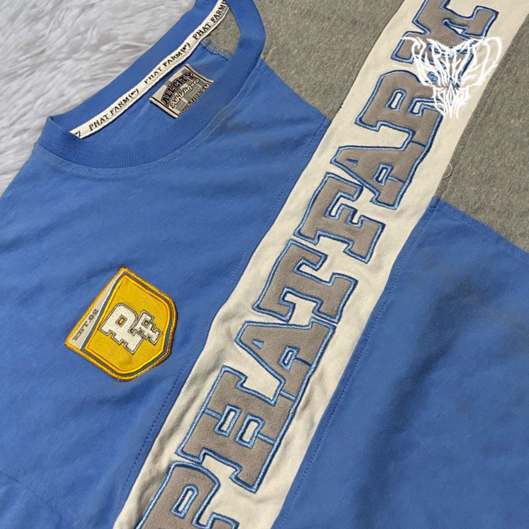 Y2K PHAT FARM TWO TONE EMBROIDED (Category: Tshirts & Polo Shirts ) located in Manila. Submitted by thrifted_g00ds2k25 (Listing ID 1462639625, Image 2). Description: Y2K PHAT FARM TWO TONE EMBROIDED SIZE 3XL 27x31 EXCELLENT CONDITION 9.5/10 COLOR RATE W/MINOR ISSUE DM FOR MORE DETAILS AND INFO 📥📥.