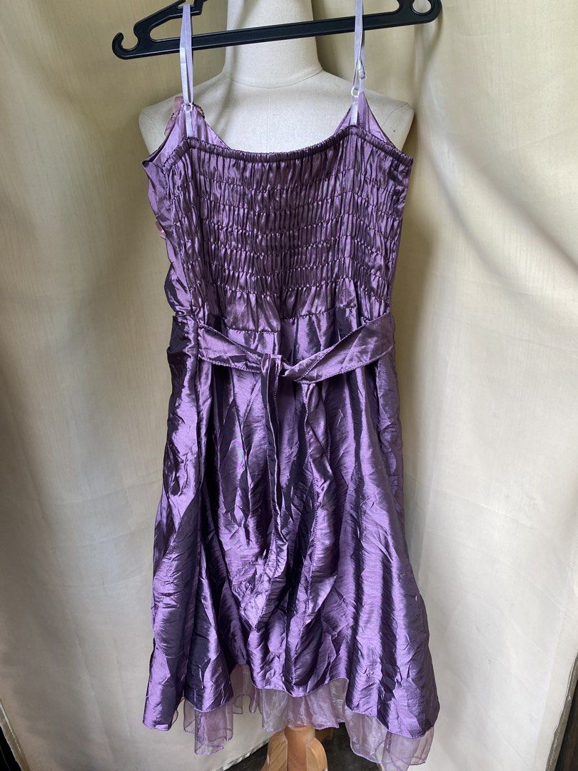 Y2k purple dress whimsy (Category: Dresses) located in Malaybalay. Submitted by thriftfindsbyshei (Listing ID 1462571301, Image 3). Description: -Open for bid- ✧ mine: 150 ✧ steal: 200 ♡ Lock: 250 (au)🧚‍♀️ EOB: September 19 | 6:00PM —need wash.