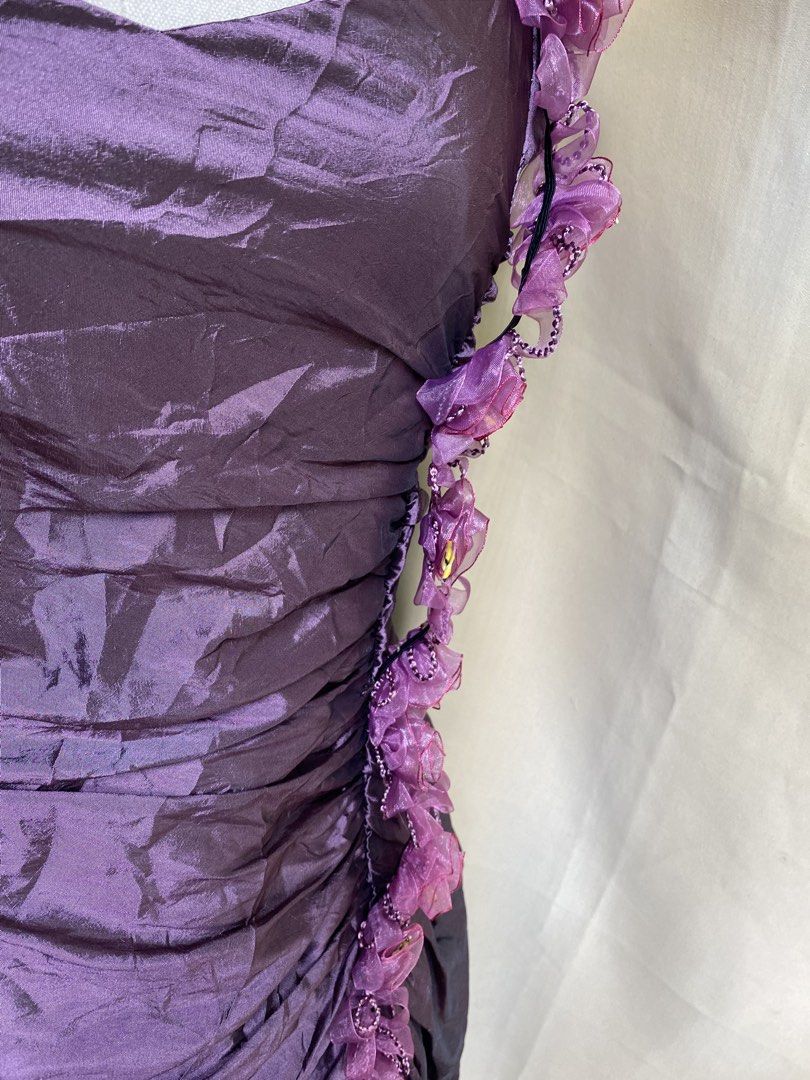 Y2k purple dress whimsy (Category: Dresses) located in Malaybalay. Submitted by thriftfindsbyshei (Listing ID 1462571301, Image 2). Description: -Open for bid- ✧ mine: 150 ✧ steal: 200 ♡ Lock: 250 (au)🧚‍♀️ EOB: September 19 | 6:00PM —need wash.