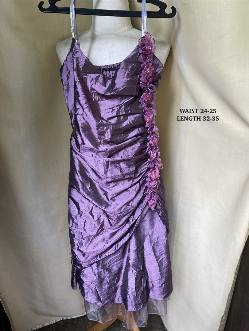 Y2k purple dress whimsy (Category: Dresses) located in Malaybalay. Submitted by thriftfindsbyshei (Listing ID 1462571301, Image 1). Description: -Open for bid- ✧ mine: 150 ✧ steal: 200 ♡ Lock: 250 (au)🧚‍♀️ EOB: September 19 | 6:00PM —need wash.