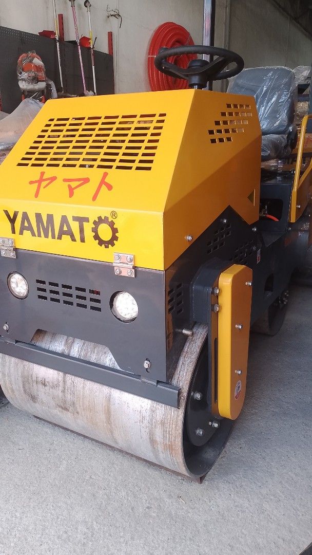 Yamato Japan vibrator roller (Category: Heavy Vehicles) located in Manila. Submitted by ivanruazol (Listing ID 1462449366, Image 1). Description: YAMATO JAPAN VIBRATORY ROLLER (RIDE ON ) DRUM SPECS👇👇 MODEL: FVR-850 ROLLER SIZE: 2000*850MM RATED POWER: 9.0HP ADVANCE SPEED: 60/MIN DRIVE MODE: HYDRAULIC EXCITING FREQUENCY: 70HZ EXCITING FORCE: 30KN GRADEABILITY: 25% N:W: 700KG WORKING DIRECTION: BI DIRECTION YAMATO JAPAN DIESEL ENGINE 12HP ENGINE 