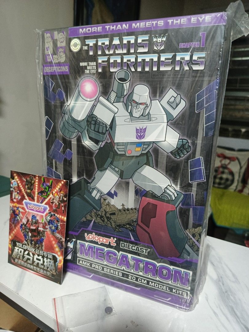 YOLOPARK Transformers Megatron AMK Pro Series 20cm Model Kit (Category: Gundam & Model Kits) located in Quezon City. Submitted by baldwin1429 (Listing ID 1462594280, Image 2). Description: STEAL!! YOLOPARK Diecast Megatron AMK Pro Series Model Kit (G1) version Stands 20cm tall - Model kit requires assembly - Comes with accessories for display - Ideal for any Transformers enthusiast - SEALED BRAND NEW .