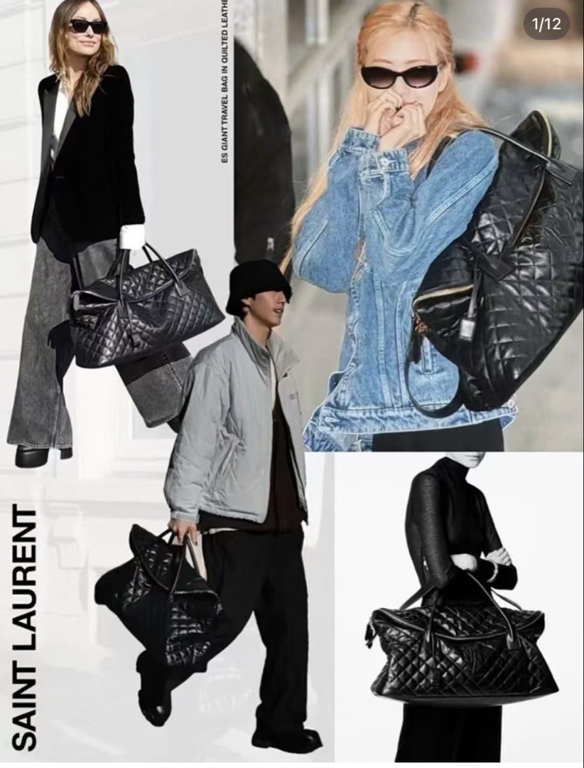 YSL ES Travel Bag 旅行袋健身袋 （分類：手袋及銀包）位於 Hong Kong。 由 setyoufree 提交（商品編號 1462575121，圖片 3）。簡介： 100% authentic. DM for sizes or details or more products from outlet. ***no refund once the order is processed unless this item is not authentic. Please note that you are agree with this once the order is processed.。