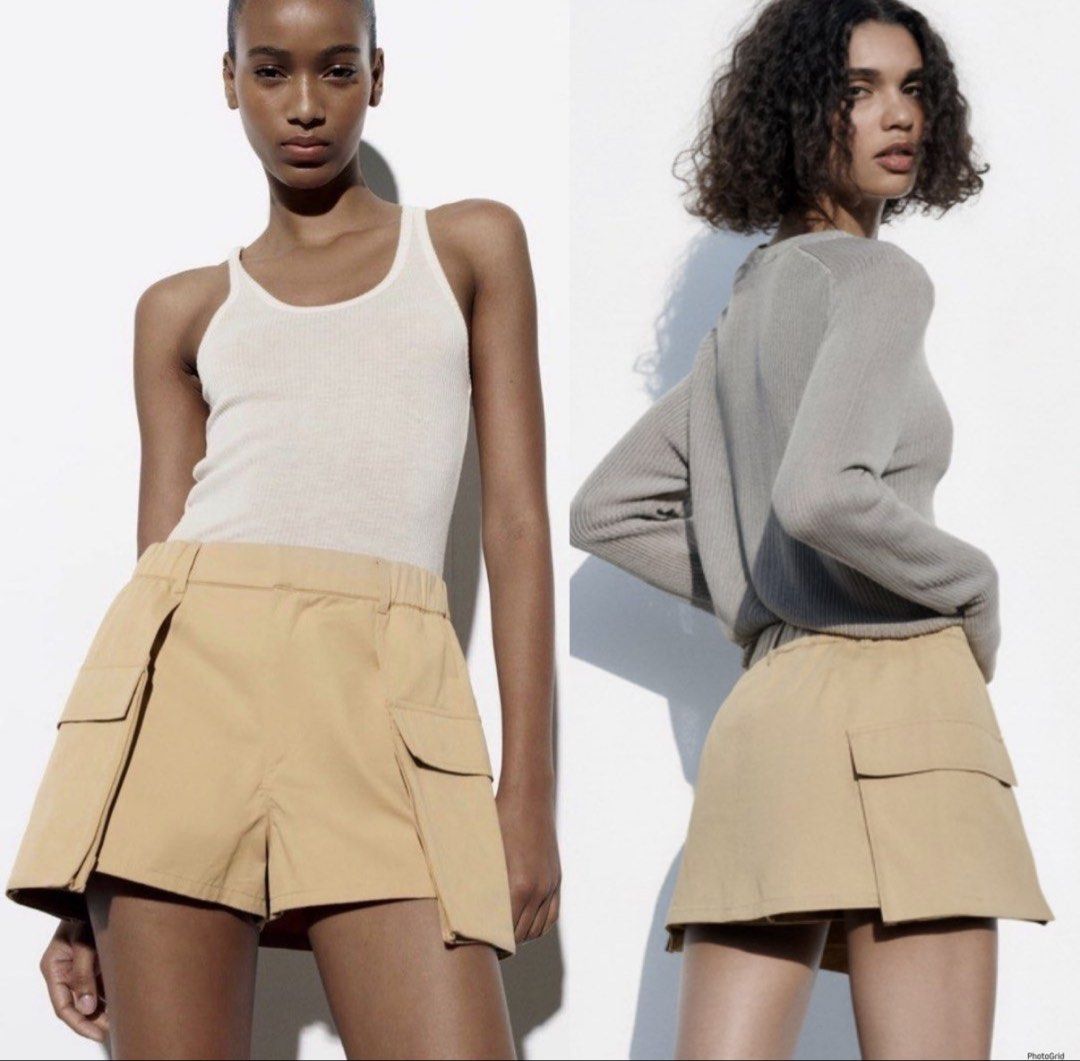 Zara CARGO skort (Category: Shorts) located in Malabon City. Submitted by splendidcloset (Listing ID 1462441050, Image 3). Description: .