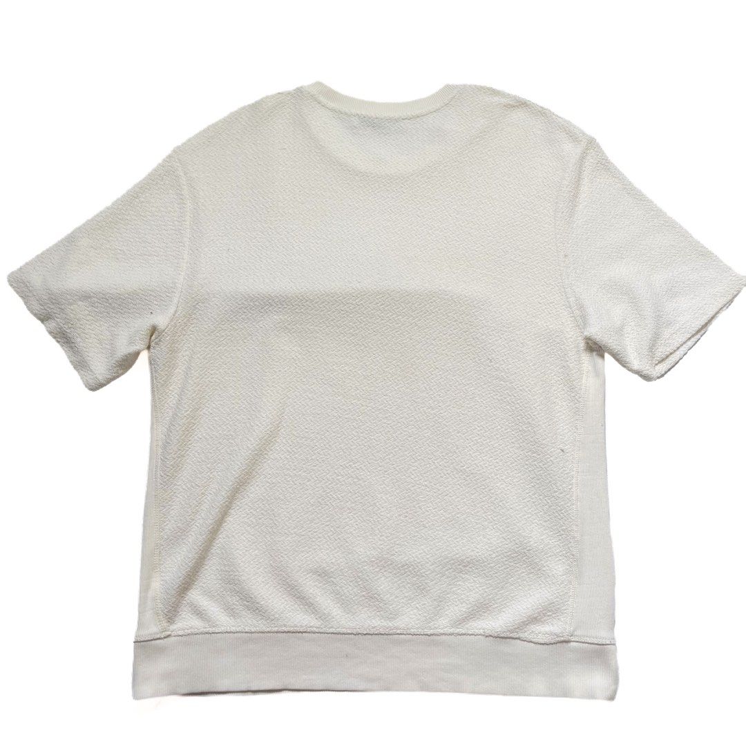 ZARA Textured Knit Top (Category: Tshirts & Polo Shirts ) located in Quezon City. Submitted by munchandsnore (Listing ID 1462550398, Image 2). Description: See photo for close-ups and actual measurements.