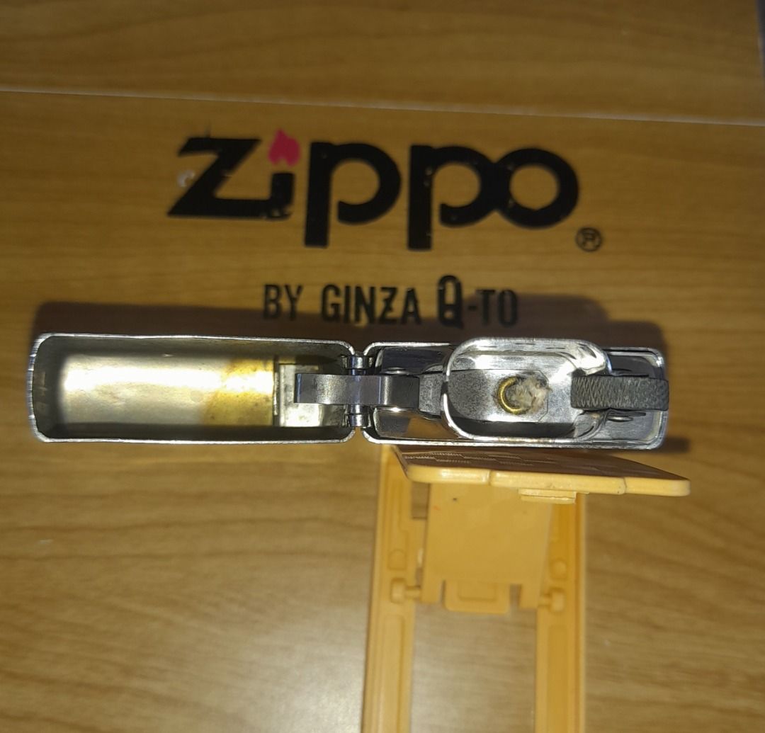 Zippo Street chrome lighter (Category: Vintage Collectibles) located in San Pedro. Submitted by taberna_carpe_diem (Listing ID 1462581837, Image 3). Description: Zippo in Street chrome finish w/ Solid chrome design. W/ matching case & insert date Sep 2022. Issue: w/ visible wear marks. No box, shipping c/o buyer..