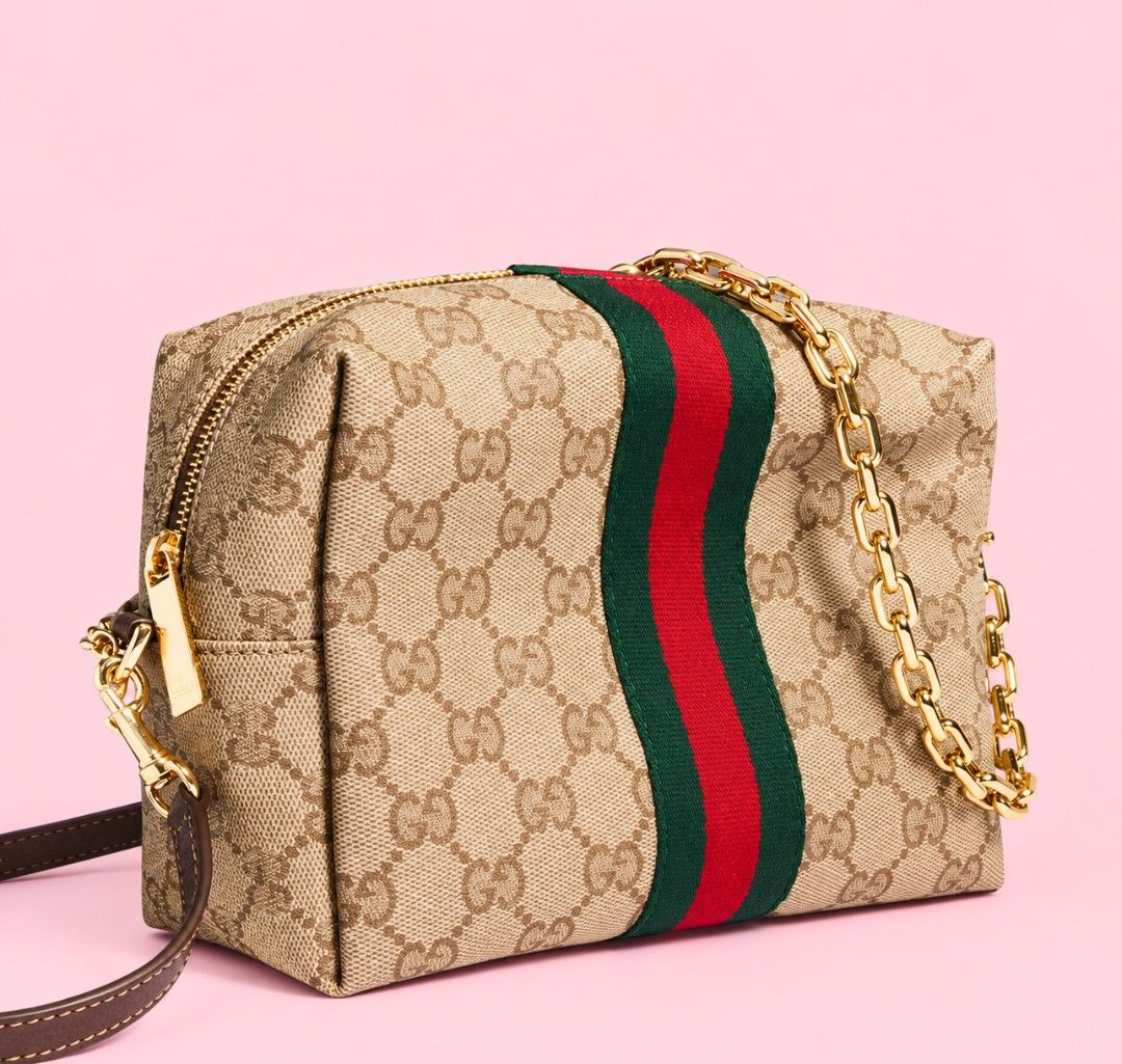 10% OFF : GUCCI Mini Camera Bag with Web (Category: Luxury Bags & Wallets) located in Quezon City. Submitted by teleh.reyes (Listing ID 1462710773, Image 1). Description: - Authentic and brand new - Pre-order from an outlet in Italy - Retail price : P 70,000.00++ - Removable strap / chain .