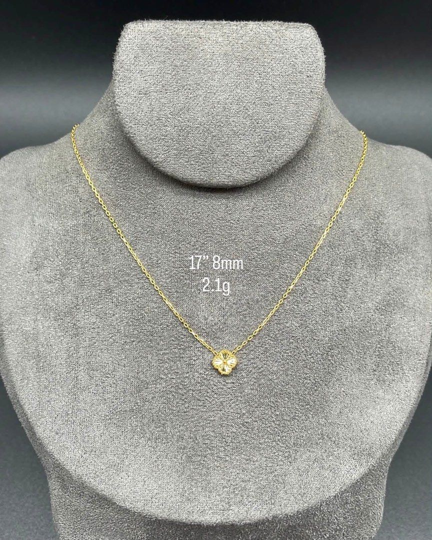 18K GOLD VCA NECKLACE (Category: Necklaces) located in Manila. Submitted by missielle (Listing ID 1462826841, Image 2). Description: Follow us on IG: @everydaygolds.