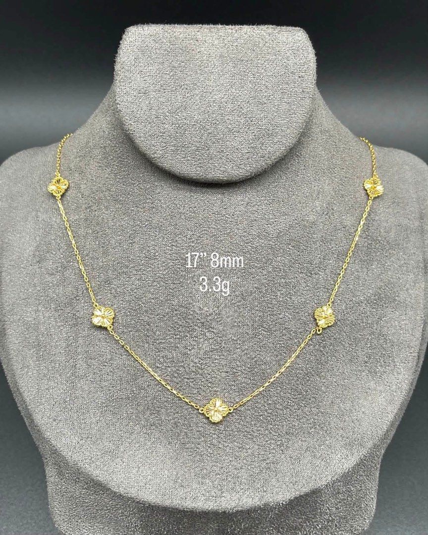 18K VCA NECKLACE (Category: Necklaces) located in Manila. Submitted by missielle (Listing ID 1462826593, Image 2). Description: Follow us on IG: everydaygolds.