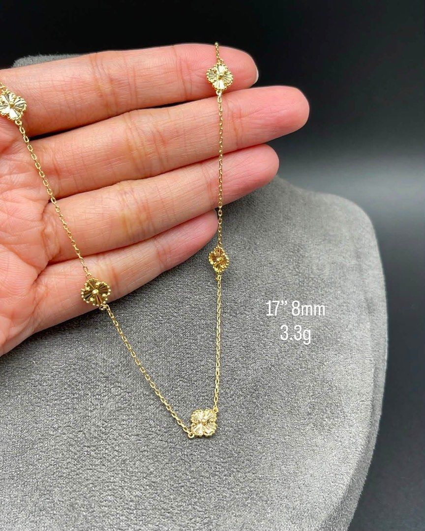 18K VCA NECKLACE (Category: Necklaces) located in Manila. Submitted by missielle (Listing ID 1462826593, Image 1). Description: Follow us on IG: everydaygolds.