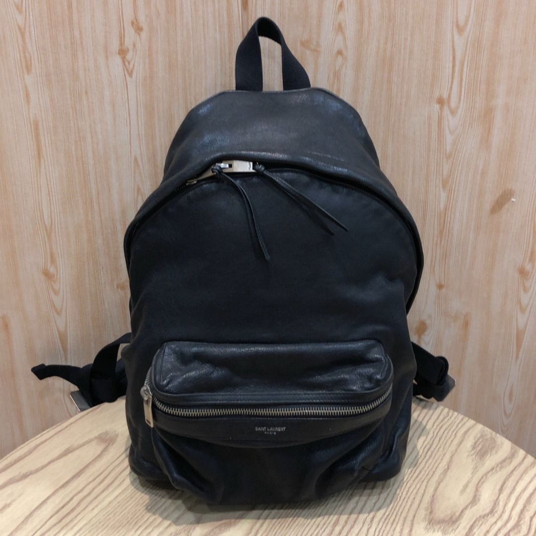 267009151 YSL BAG MINI CITY BACKPACK 462807 (Category: Luxury Bags & Wallets) located in Taguig. Submitted by ecoring.ph (Listing ID 1462798791, Image 1). Description: ◆CONDITION: B- ◆DESCRIPTIONS: (Other defects/info:) OUTER: The body of the bag is scratched, scuffed, stained, dirty, wrinkled, deformed, has press marks, and shows signs of use. The bottom and bottom corners of the bag are also scratched, scuffed, stained, dirty, have press marks,