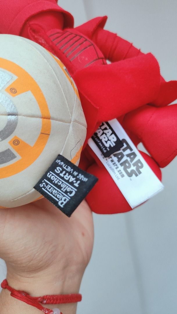 [2] Star Wars Bundle (Category: Plushies & Soft Toys) located in Taguig. Submitted by adopt.my.plush.ph (Listing ID 1462739711, Image 3). Description: ‼️Last Price (LP) Posted. Fixed. 2 for 450.00 BB-8 (5"): The round, orange-and-white astromech droid featured throughout the sequel trilogy. This beanie plush is from the Takara Tomy A.R.T.S Beans Collection. Elite Praetorian Guard (8"): One of Supreme Leader Snoke's personal red-armored elite guar