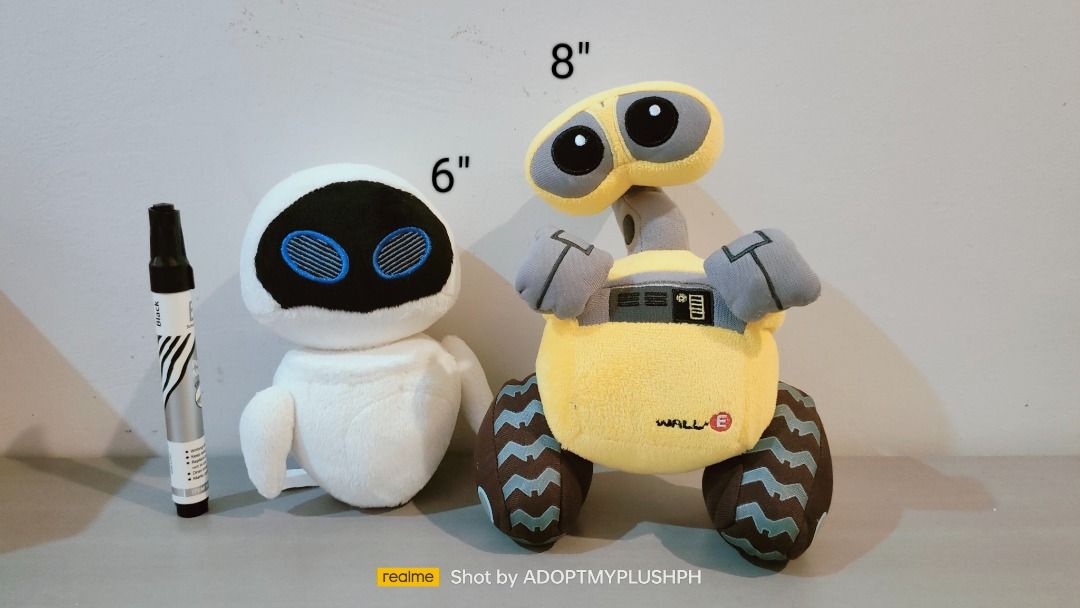 [2] Disney Pixar | Wall-E plush toys (Category: Plushies & Soft Toys) located in Taguig. Submitted by adopt.my.plush.ph (Listing ID 1462846333, Image 1). Description: ‼️Last Price (LP) Posted. Fixed. *as is, WYSIWYG ‼️Photos have been uploaded for your reference. Kindly make sure to review them ALL before sending your inquiries. 𝄃𝄃𝄂𝄂𝄀𝄁𝄃𝄂𝄂𝄃 .