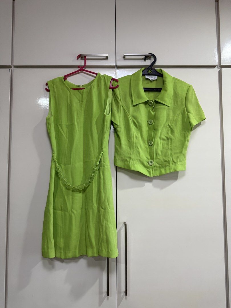 2 pc short dress (Category: Sets or Coordinates) located in Caloocan City. Submitted by redkooky (Listing ID 1462740810, Image 1). Description: Shoulder 38 cm Chest 90cm outer 88cm dress Waist. 74cm Length 50cm outer 88cm dress.