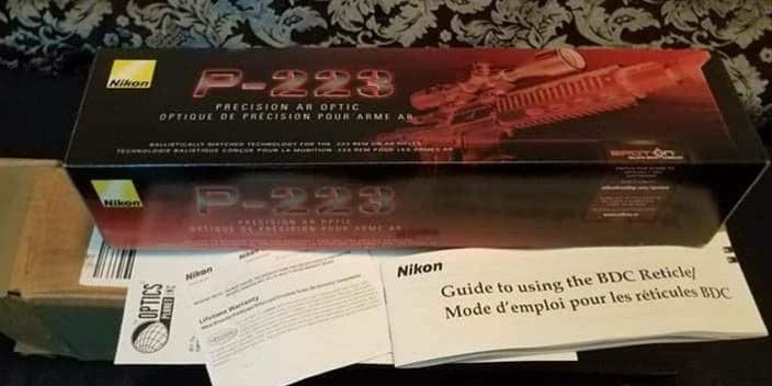 3x9x40 Nikon P-223 Precision AR OPTIC (Category: Other Photography Accessories) located in Floridablanca. Submitted by deadcenter (Listing ID 1462814798, Image 2). Description: .