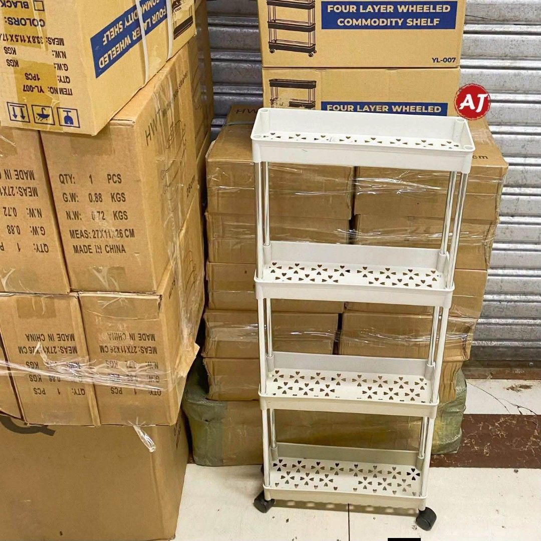 4 layer slim bathroom rack organizer (Category: Bathroom & Kitchen Fixtures) located in Manila. Submitted by yzcartph (Listing ID 1462848902, Image 2). Description: .