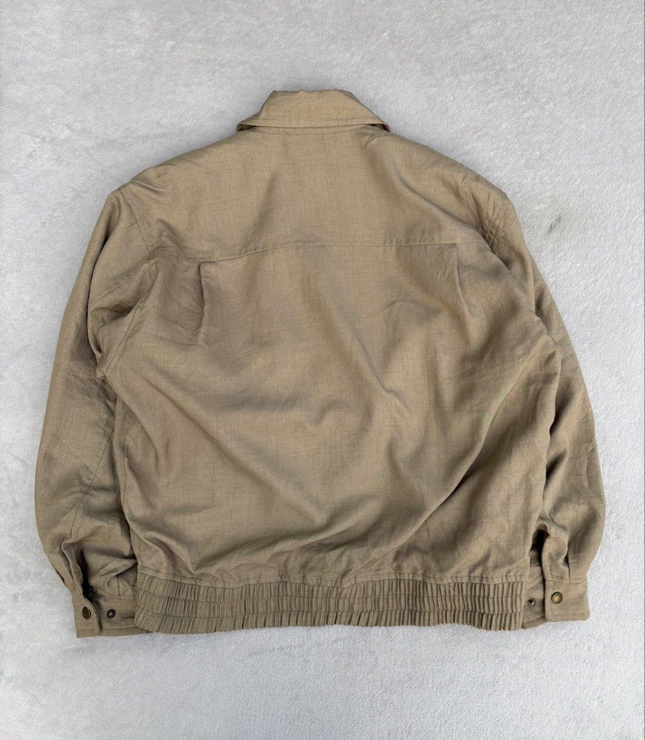 80s Crocodile Bomber Blouson Jacket (Category: Coats, Jackets and Outerwear) located in Baguio. Submitted by thecollector2600 (Listing ID 1462687058, Image 2). Description: Large fit 23” x 28”.