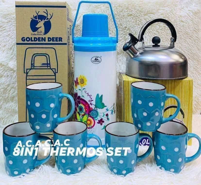 8IN1 THERMOS SET (Category: Other Kitchenware & Tableware) located in Manila. Submitted by yzcartph (Listing ID 1462853157, Image 2). Description: .