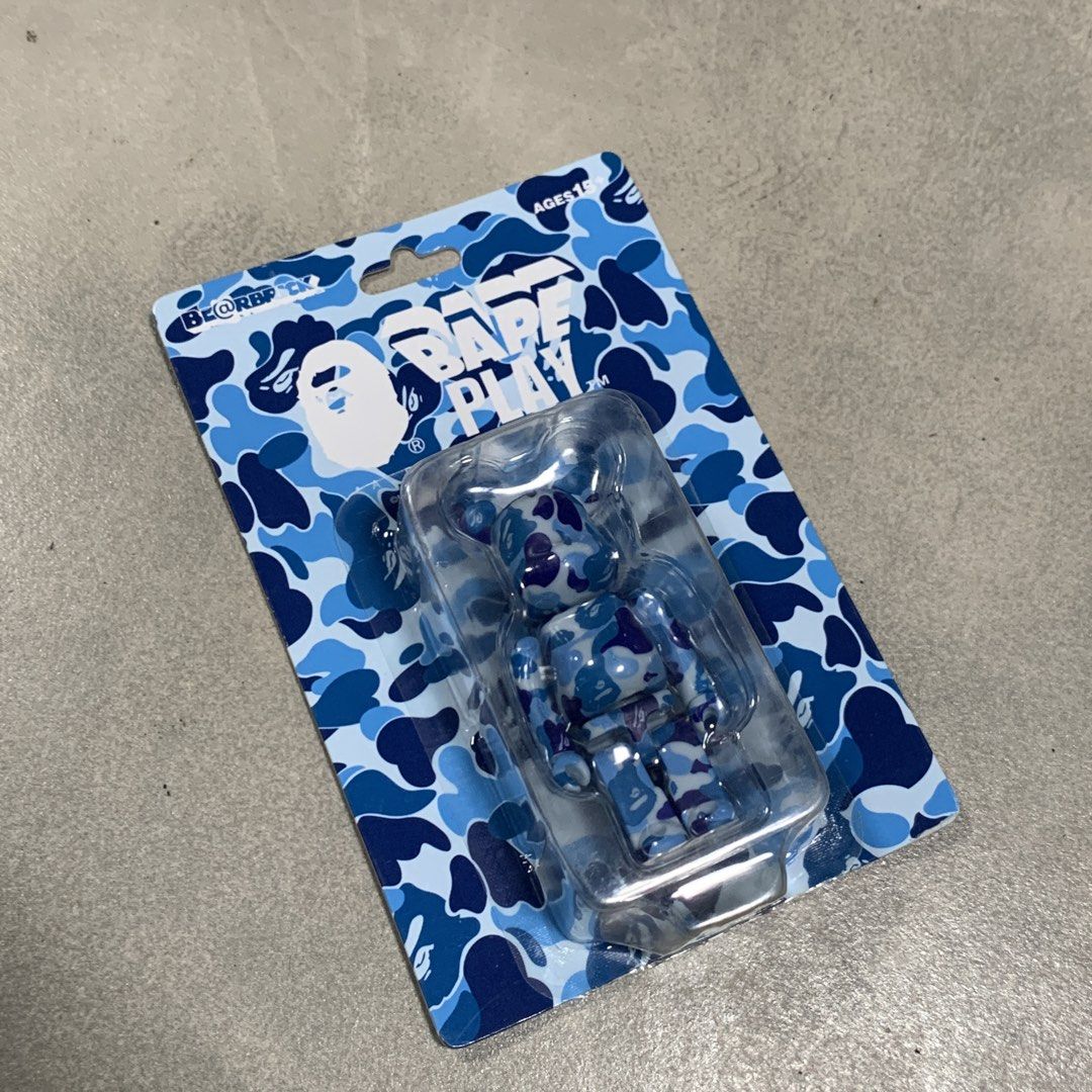 A bathing Ape BAPE camo blue (Category: Caps & Hats) located in Pasig City. Submitted by paymelikelandlord (Listing ID 1462875139, Image 1). Description: Medicom Toy Be@rbrick A Bathing Ape (BAPE) ABC Camo blue Brand new & Authentic 7600 shipped Dm us to purchase Courier Lalamove LBC J&T Dhl express .