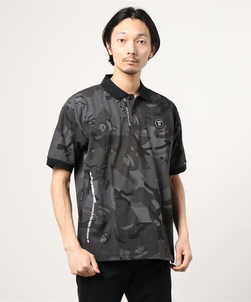Aape Black Camo Polo Shirt (Category: Tshirts & Polo Shirts ) located in Cavite. Submitted by PRIVATE.Selection (Listing ID 1462775521, Image 2). Description: Aape Black Camo Polo Shirt Size Large W 22.5 L 28 Good as new.