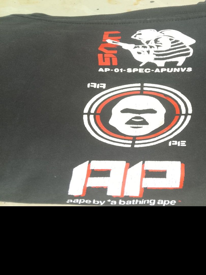 Aape by a bathing ape T-SHIRT (Category: Tshirts & Polo Shirts ) located in Tayabas. Submitted by street_finds (Listing ID 1462812550, Image 3). Description: .