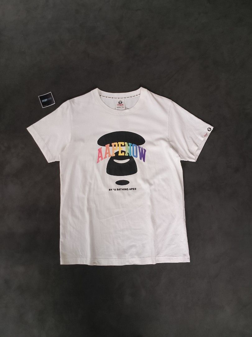 Aape now t shirt (Category: Tshirts & Polo Shirts ) located in Magsaysay. Submitted by every.w3ar (Listing ID 1462834650, Image 1). Description: check each photo for more details need wash only ‼️ no issue ❌.