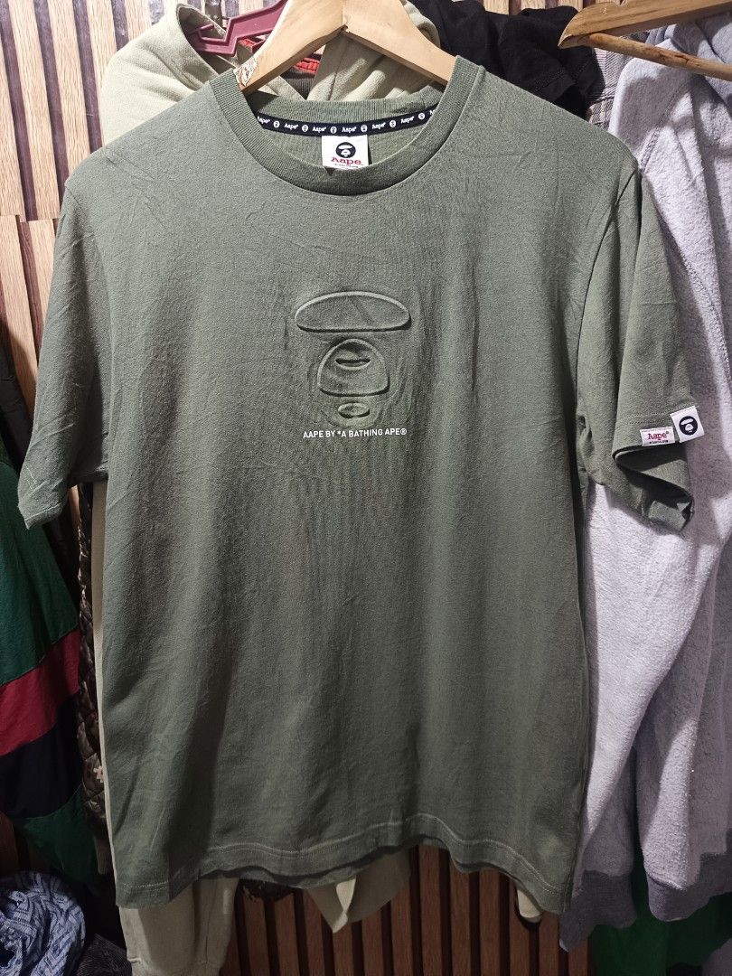 Aape shirt Army Green (Category: Tshirts & Polo Shirts ) located in Cebu City. Submitted by negotiableprice22 (Listing ID 1462882632, Image 2). Description: AAPE SHIRT AAPE BY BATHING APE ARMY GREEN SIZE M Dimes measured on flat surface WIDTH 20 inch LENGTH 27 inch available price negotiable.