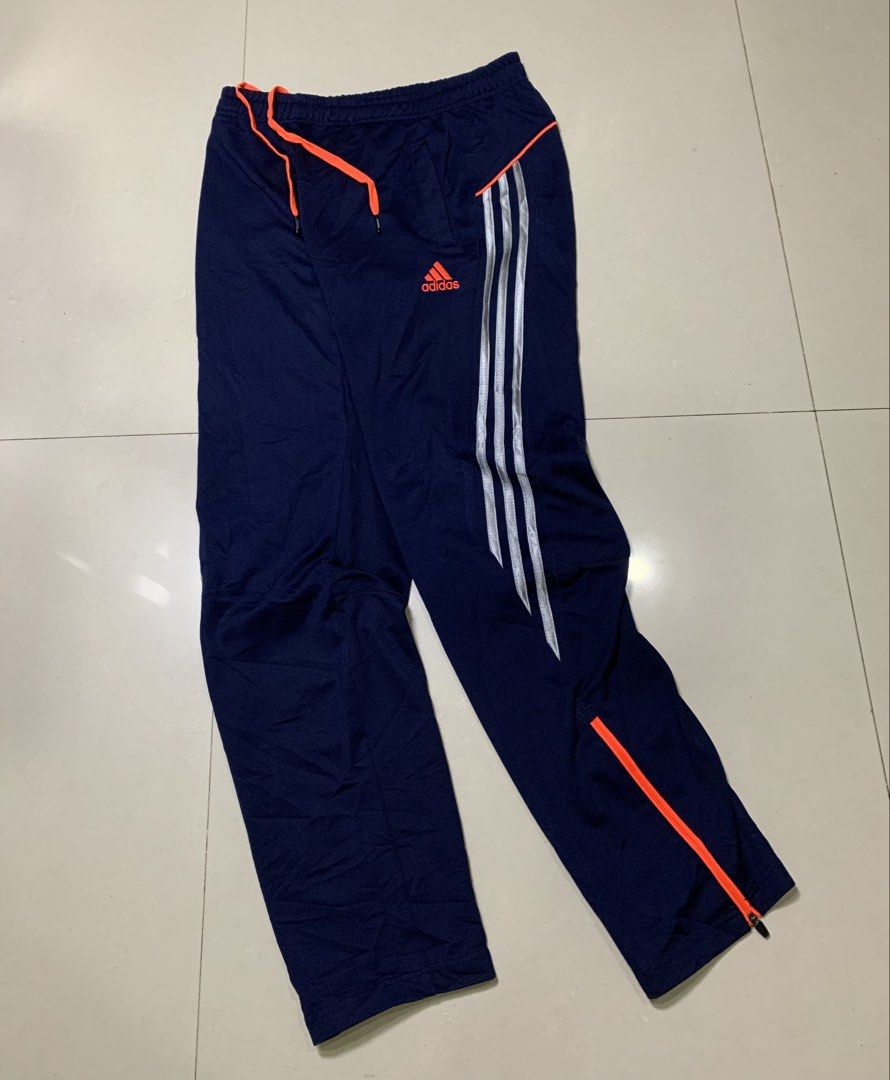 ADIDA* ankle zip pants (Category: Joggers) located in Molave. Submitted by mysticbird_38213e (Listing ID 1462867203, Image 3). Description: Good condition need wash po size 31 - 36 39 length .