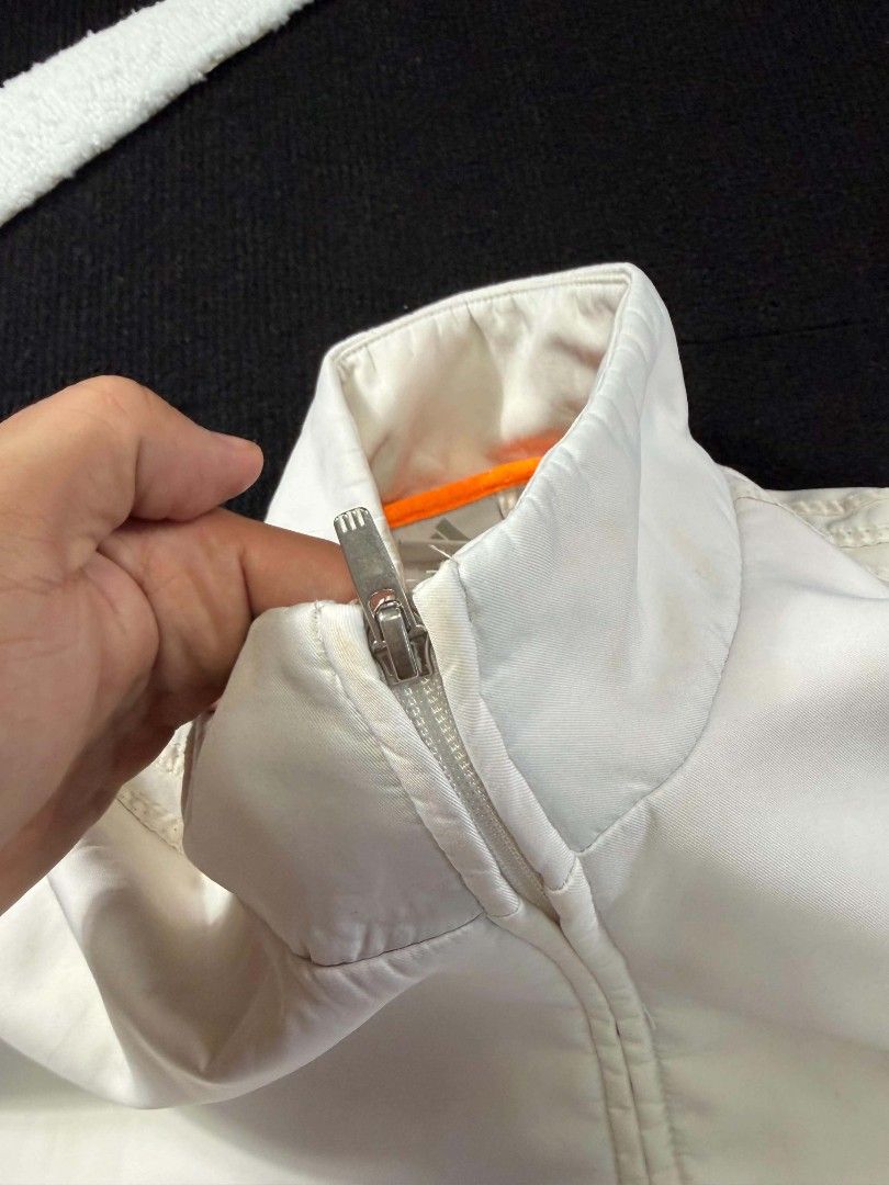 Adidas (Category: Coats, Jackets and Outerwear) located in Valenzuela. Submitted by veriez_gems (Listing ID 1462719080, Image 3). Description: Adidas fave piece Color rate 10/10 Authentic Good fittings dm me for more inquiry Length 27 Width 26 mine 1200.