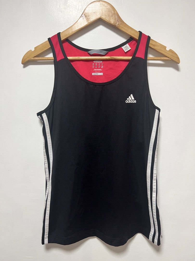 Adidas Climalite athletic tank top (Category: Activewear) located in Muntinlupa City. Submitted by thriftdripbyjm (Listing ID 1462787762, Image 1). Description: Color rate: 10/10 as new Dimes: 14x24 (M on tag) Issue: none Price: 950+sf.