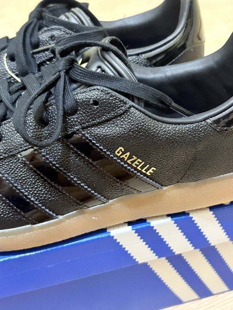 Adidas Gazelle Golf Lux (Black) (Category: Sneakers) located in Manila. Submitted by yellow.dahlias (Listing ID 1462865328, Image 2). Description: Retails for 8,000 Selling for 5,000 RFS: Too big.