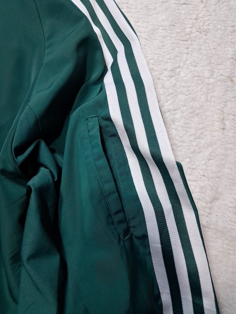 Adidas men's track jacket (Category: Coats, Jackets and Outerwear) located in Baguio. Submitted by mishmashfritz (Listing ID 1462850566, Image 3). Description: very good used condition, minimal stain, slight fade hem/ribbings front pockets, 1 pocket sa sleeve thrifted, large to xl.