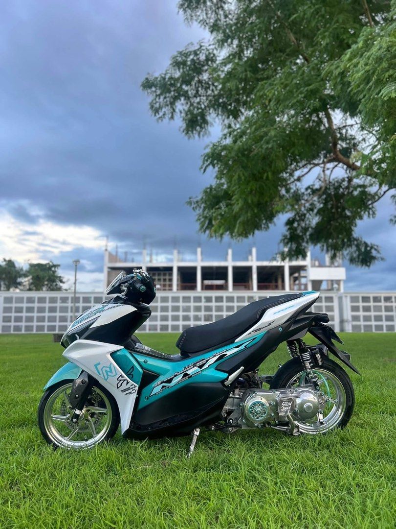 AEROX S ABS (Category: Motorbikes for Sale) located in Imus. Submitted by mysticstar_f121de (Listing ID 1462869569, Image 2). Description: AEROX S ABS 2024 MODEL COMPLETE ORIG PAPERS 1ST OWNER 34k ORIG ODO REGISTERED ✔GRACING FLAT SEAT ✔GREN SF01 MAGS ✔GR5 BOLTS ✔STAINLESS CENTER AND SIDE STAND ✔+2.5 ES EXTENSION ✔DEXTER TSUKIGI PIPE ✔ SAIYAN REAR SHOCK ✔ CARBON inner V ✔CARBON PATILA ✔ SHARK POWER SMART RGB TAILLIGHT ✔ AES 5D HYBRID HEXA EYE BRO