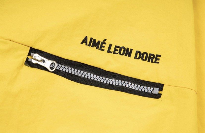 Aime Leon Dore yellow nylon pocket half zip (Category: Coats, Jackets and Outerwear) located in Pasig City. Submitted by paymelikelandlord (Listing ID 1462810482, Image 3). Description: Aime Leon Dore running Half zip jacket Brand new 6500 add shipping Dm us to purchase .
