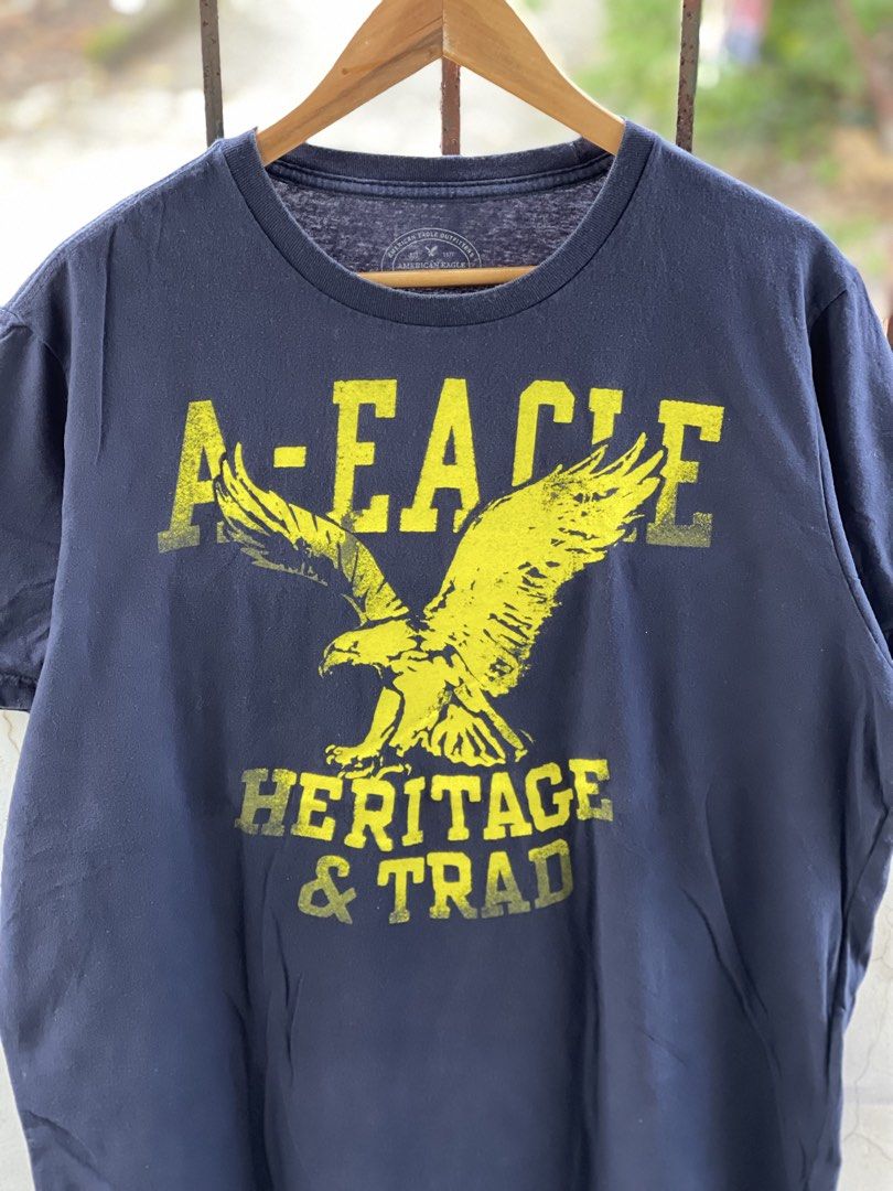American eagle tee (Category: Tshirts & Polo Shirts ) located in Manila. Submitted by jmurbanfinds (Listing ID 1462858384, Image 2). Description: Width:23.5 Length:27.5 Tag: American eagle Size: xl Color Rate: 8/10 Condition:8/10 Issue: none Mine: 200 each, 500 for 2 Mode of payment: Gcash Mode of shipping: J&T and lalamove For more information kindly click the “send message button” and other details of the item. Location: cabuyao laguna ————————