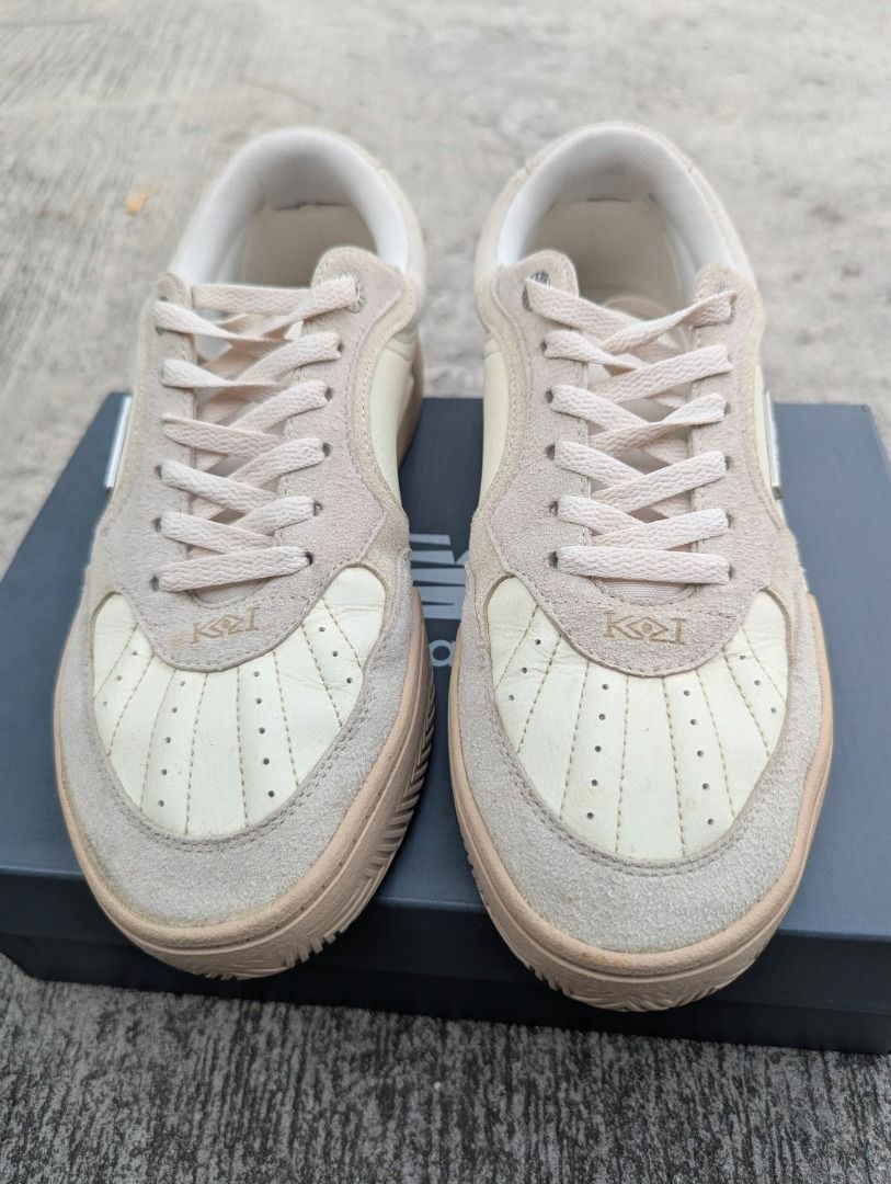 ANTA Kai (Personal Item) - US 10.5 (Category: Sneakers) located in General Santos City (Dadiangas). Submitted by mobius_stitch (Listing ID 1462744011, Image 3). Description: - Rarely used - ANTA Kai Sneakers - Colorway: Cream and Beige - Perfect for: Casual wear or playing basketball - Issue - Light chipping at heel part (see photos).