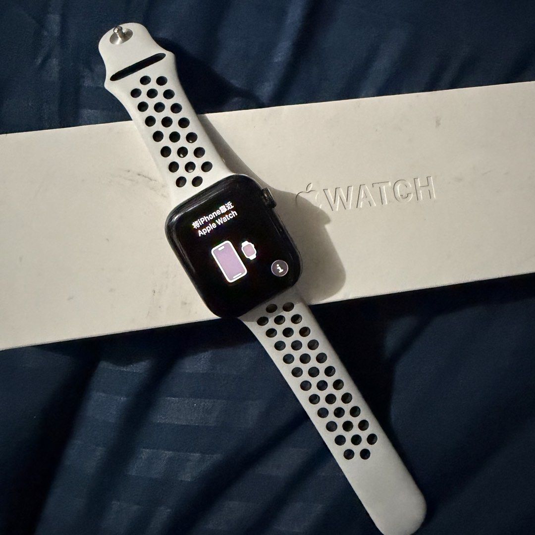Apple Watch Series 7 45mm Black (Category: Wearables & Smart Watches) located in Manila. Submitted by ralphb89 (Listing ID 1462774681, Image 1). Description: - Apple Watch Series - will include orig Nike+ Edition strap (~3K) - include box and usbc charger - will include one extra strap - cosmetics 8/10 makinis - functions 9/10 all buttons working - BH 70% - OS AW OS26 - cash/gcash/fund transfer - Ready for a new owner - For sale slightly negotiab