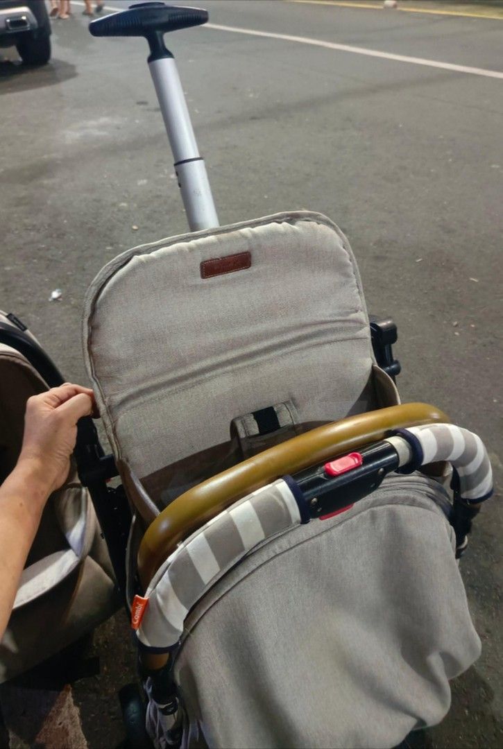 Apruva Trek Stroller and Carseat (Category: Strollers) located in Manila. Submitted by babystuffshop (Listing ID 1462826626, Image 3). Description: ✨Apruva Trek Stroller and Carseat✨ Cabin approved ✈️✈️ Ganda pa nitoooo🥰 ACTUAL PIC POSTED 10/10 color rate 🤍Travel Friendly 🤍Luggage type 🤍Nahihiga nauupo 🤍Newborn up to toddler 🤍5-point safety harness 🤍Easy to fold 🤍Wheels are smooth to manuever Pls. Check my wall for recent transactions and