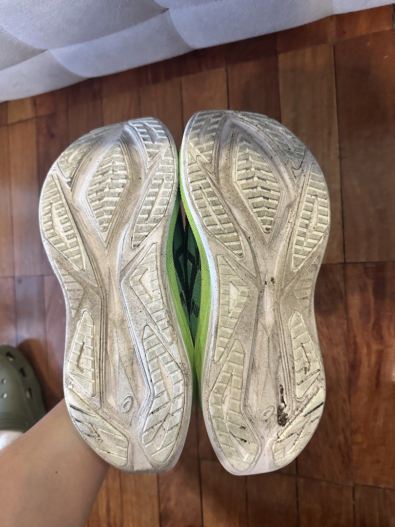 Asics Superblast 2 (US 10) (Category: Casual Shoes) located in Muntinlupa City. Submitted by alabang__thrift (Listing ID 1462764922, Image 3). Description: Mileage 65km - strava.