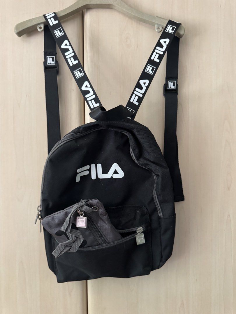 AUTH FILA SMALL BACKPACK BAG (Category: Backpacks) located in Pasig City. Submitted by babyiceice (Listing ID 1462704613, Image 1). Description: NO MEETS UPS***NO TRADES***NO WHEN WORN PICTURE***NO MEASUREMENTS PLS READ THE DESCRIPTION CAREFULLY AND LOOK AT THE PICTURES POSTED, NO COMPLAINTS OR REFUND WILL BE ENTERTAINED WITH ANY OF THE FLAWS POSTED OR PICTURED. ALL SALES FINAL NO RETURN NO EXCHANGE NO REFUND BUYER PAYS SHIPPING FEE 100 PESOS — M