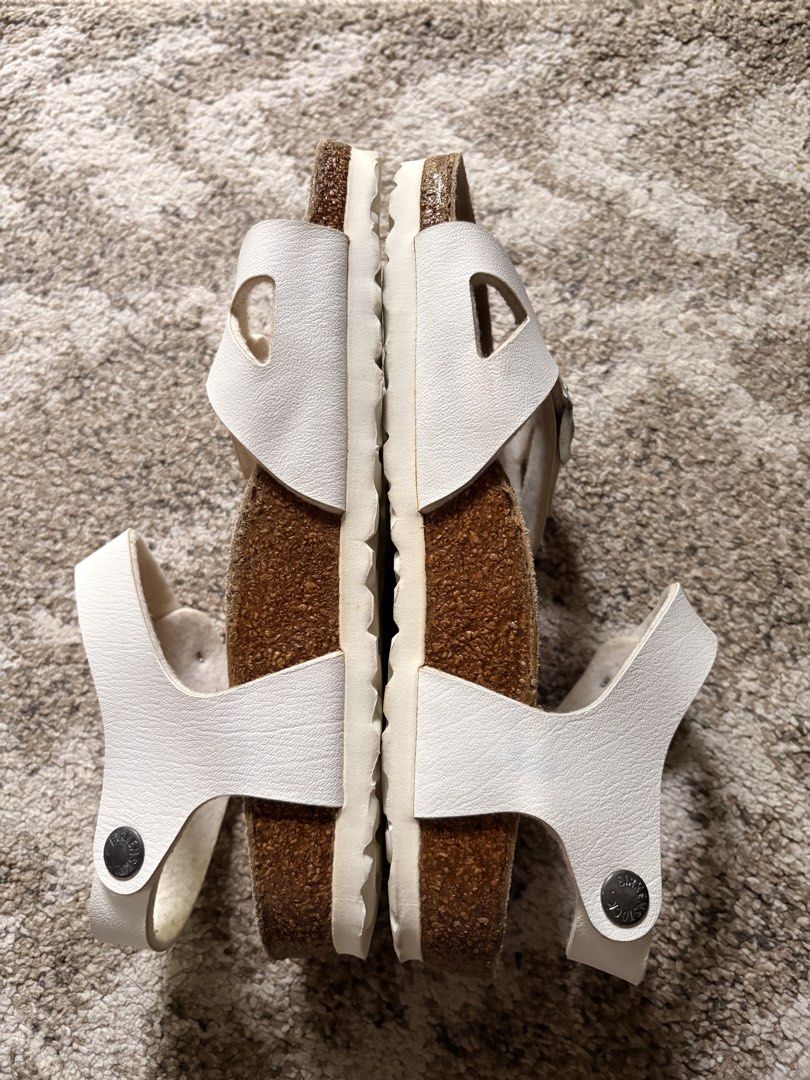 Auth Preloved Birkenstock Rio Sandals (Category: Babies & Kids Fashion) located in Paranaque City. Submitted by silentstone.dolphin (Listing ID 1462780683, Image 2). Description: Good as New!👌 Size 35N.. Fits Small Women.. Super Pretty in Actual😍.