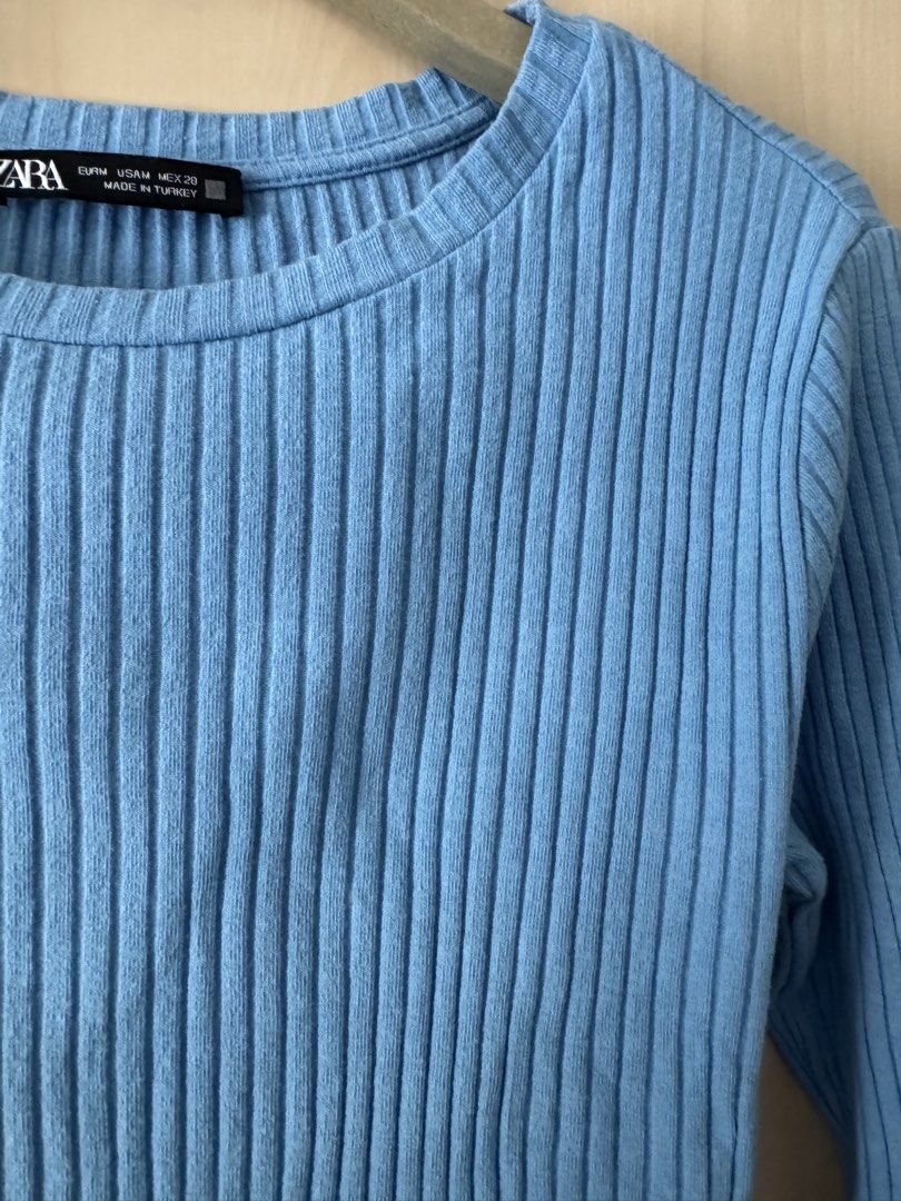AUTH ZARA BLUE STRETCHY LONGSLEEVES (Category: Longsleeves) located in Pasig City. Submitted by babyiceice (Listing ID 1462702263, Image 3). Description: NO MEETS UPS***NO TRADES***NO WHEN WORN PICTURE***NO MEASUREMENTS PLS READ THE DESCRIPTION CAREFULLY AND LOOK AT THE PICTURES POSTED, NO COMPLAINTS OR REFUND WILL BE ENTERTAINED WITH ANY OF THE FLAWS POSTED OR PICTURED. ALL SALES FINAL NO RETURN NO EXCHANGE NO REFUND BUYER PAYS SHIPPING FEE 100 