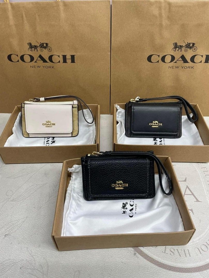 Authentic Coach Wristlet for Women (Category: Wallets & Card holders) located in Manila. Submitted by miunicahija06 (Listing ID 1462831005, Image 1). Description: Now Available!!!* Reserve yours now.. Super nice in actual 😍 Original Mall pull out ✔️New Arrival ✔️Brandnew ✔️With inclusions RESELLERS ARE WELCOME!!! 🥰 DM FOR DISCOUNT.