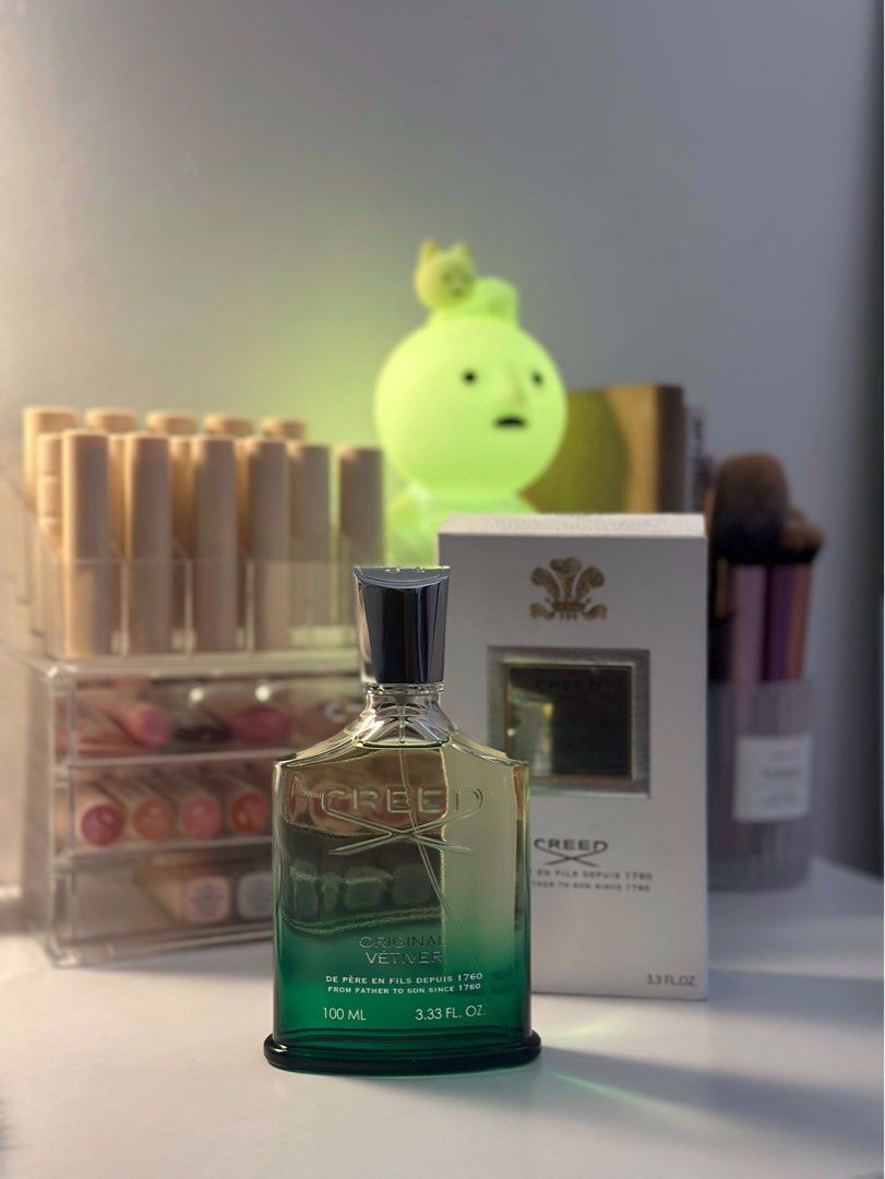 Authentic Creed Original Vétiver Eau de Parfum 100ml (Category: Fragrance & Deodorants) located in Manila. Submitted by tinne15 (Listing ID 1461623329, Image 1). Description: - Authentic Creed Original Vétiver - Size: 100ml (3.33 fl. oz.) - A classic, sophisticated fragrance - From Creed, a fragrance house since 1760 - Ideal for those who appreciate timeless scents - Negotiable.
