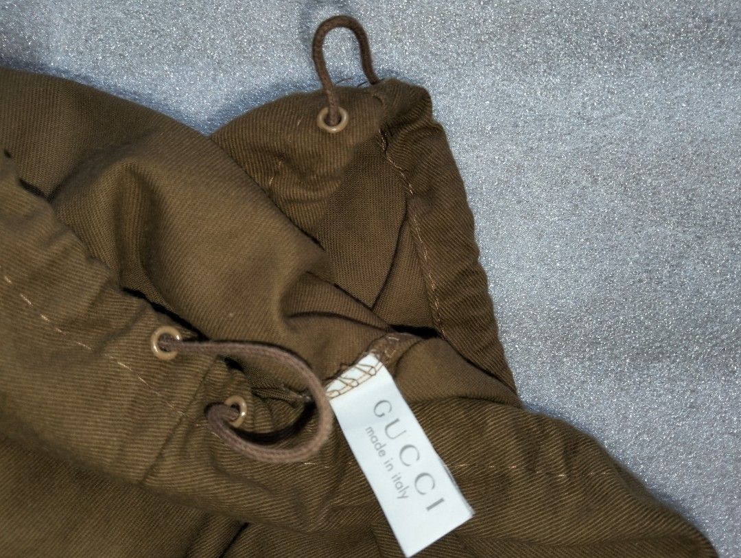 Authentic GUCCI dust bag dustbag (Category: Luxury Bags & Wallets) located in Zamboanga. Submitted by luxuryaccessories_ella.2022 (Listing ID 1462718733, Image 3). Description: Authentic 👉sized by cm ( centimeters) 👉 already wash 👉add sf 👉Loc po is Mindanao 👉 shipping thru J &T add 89 sa sf 👉MOP:Gcash or BPI.