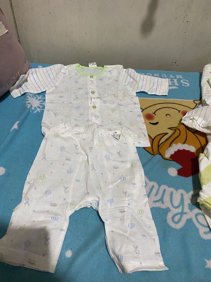 Baby Clothes Set - Size 80cm/ 90 cm (Category: Babies & Kids Fashion) located in Manila. Submitted by resi.diaz (Listing ID 1462861632, Image 2). Description: - Adorable baby clothes set - Includes rompers, tops, and bottoms - Made from 100% soft cotton - Size 80cm and 90 cm - Ideal for everyday wear - Easy to mix and match for versatile outfits - Keeps your little one comfy and stylish.