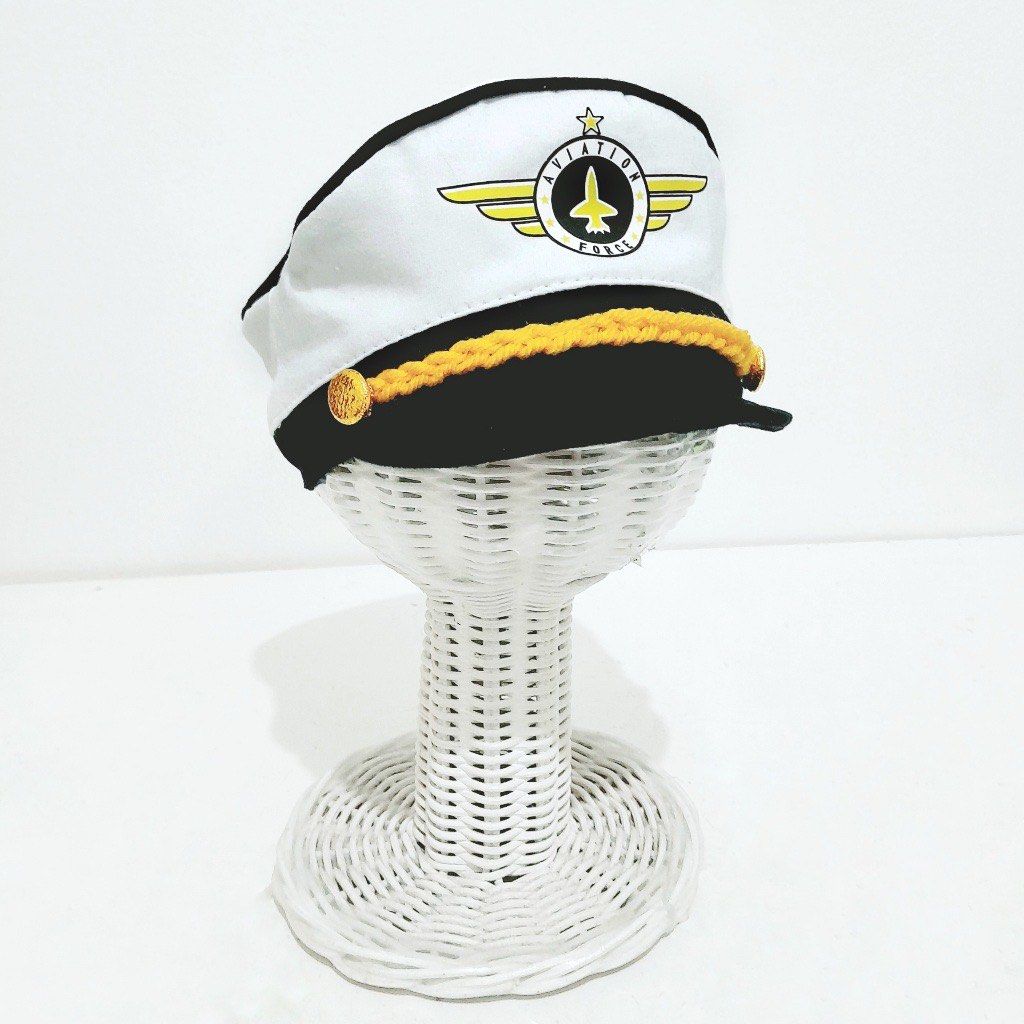 Baby Pilot Outfit Romper and Hat Set (Category: Babies & Kids Fashion) located in Manila. Submitted by graceau04002455 (Listing ID 1462699266, Image 2). Description: - Adorable pilot outfit for your baby. - Includes a short-sleeved romper designed as a pilot's uniform. - Romper features a tie and epaulets. - Comes with a matching pilot hat. - Perfect for photoshoots, dress-up, and special occasions. - Used only for 30minutes.